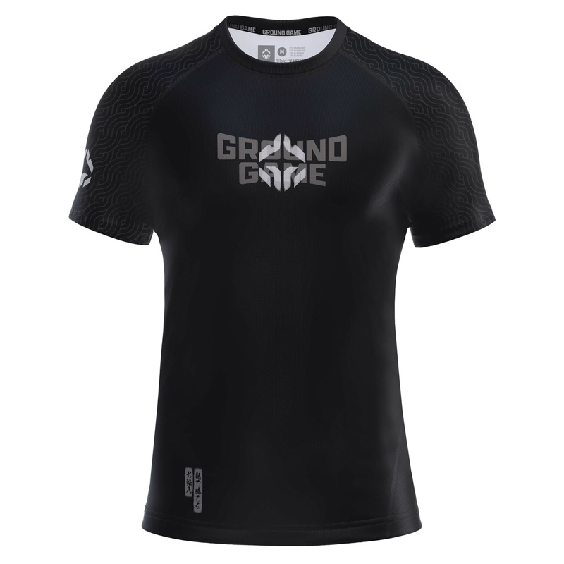 GroundGame Samurai Shadow RASHGUARD-BLACK